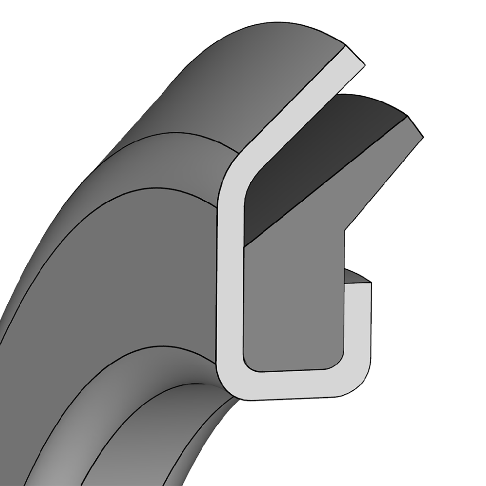 SAKAGAMI密封活塞密封件:GPY密封件带挡圈